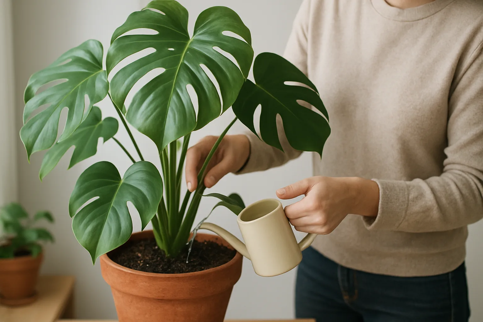 Cómo cuidar monstera en maceta para que crezca sana y vigorizada