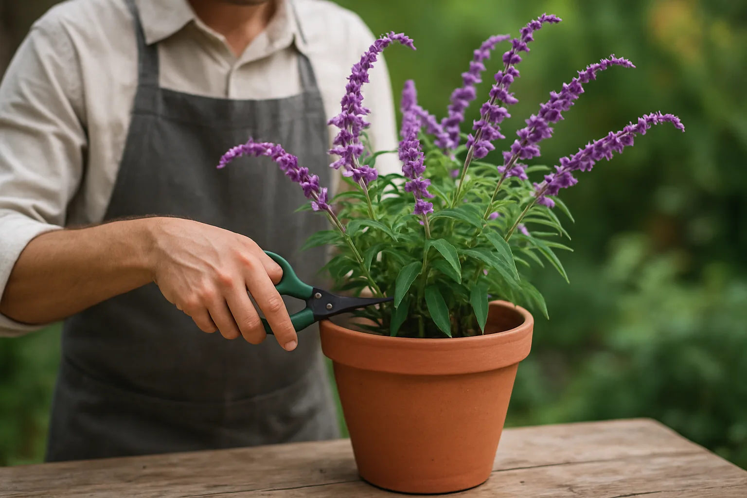 Cómo cuidar salvia leucantha en maceta para una huerta exitosa