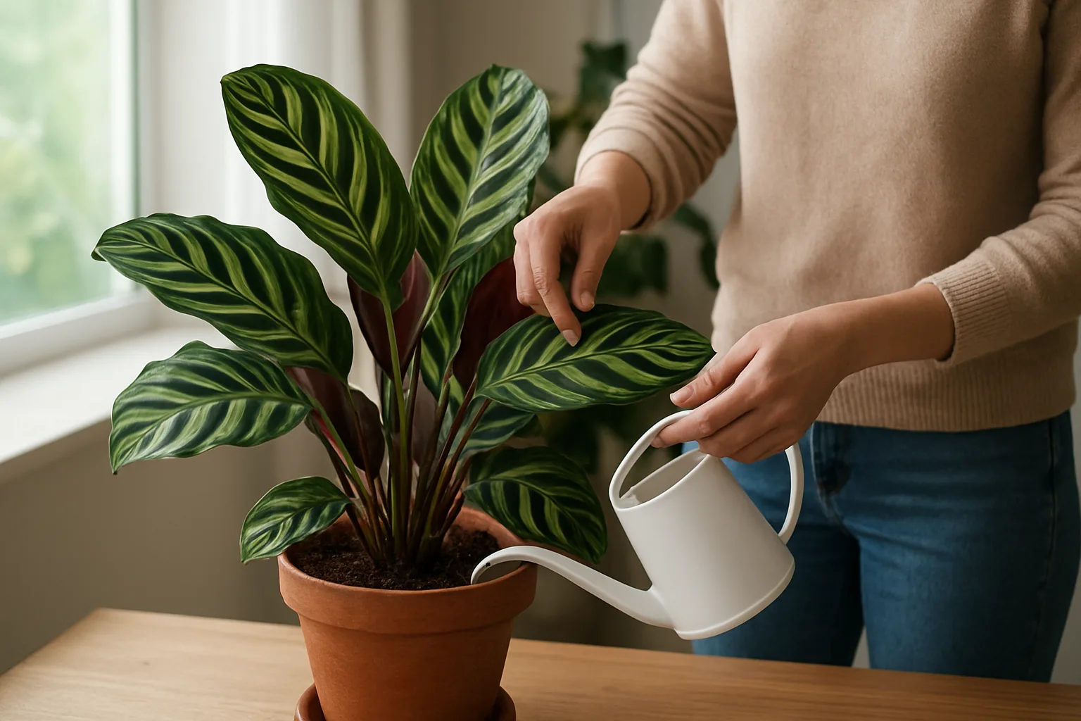 Calathea: cuidados esenciales para riego, luz y ubicación ideal en interiores