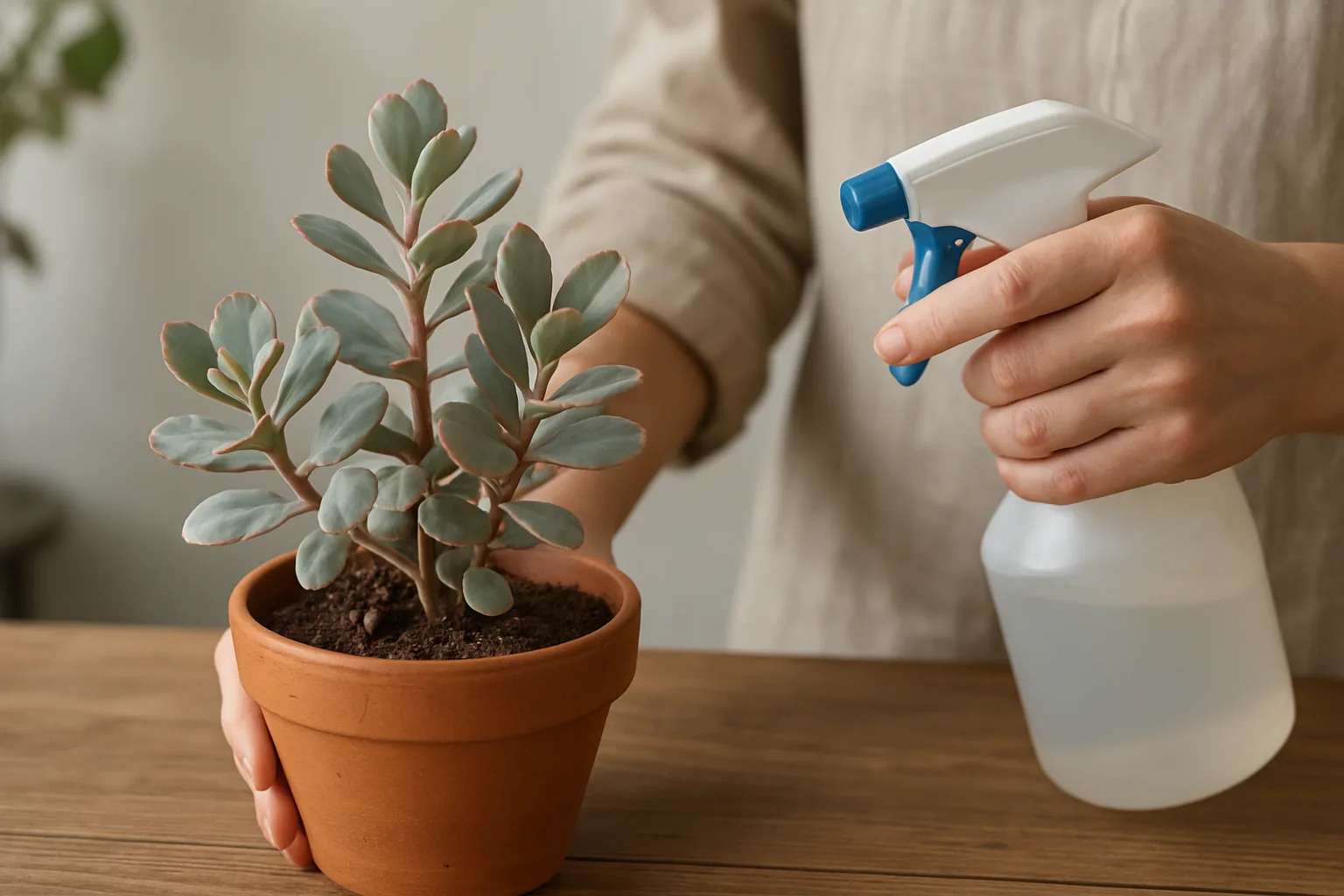 Cómo cuidar kalanchoe fedtschenkoi en maceta para un crecimiento saludable