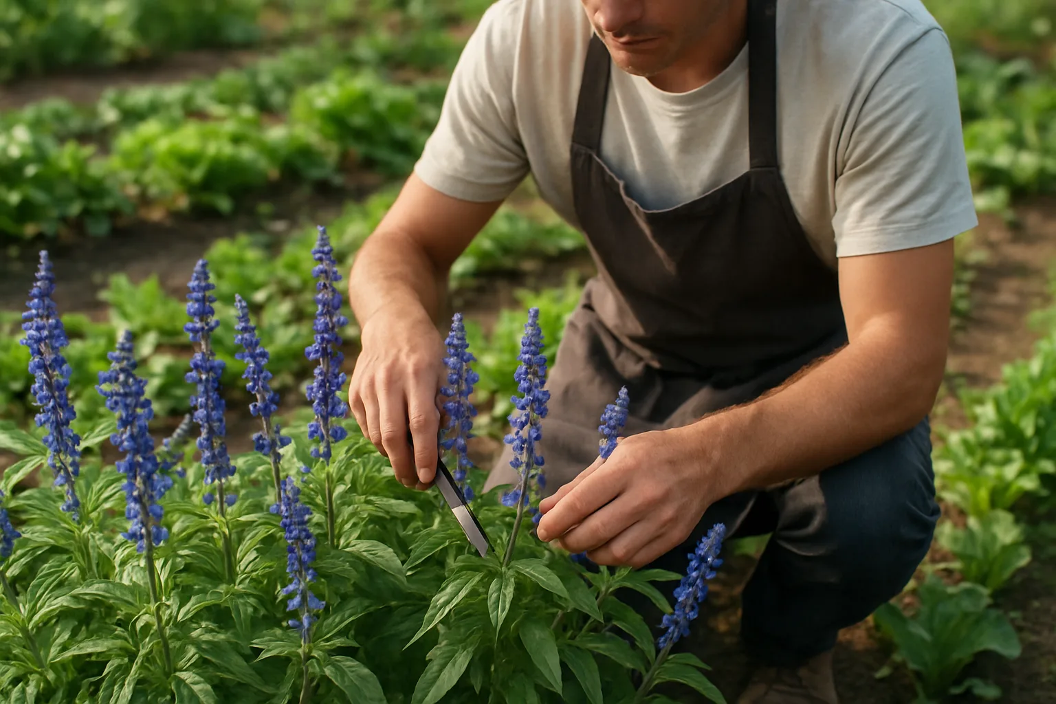Cómo cuidar salvia azul: guía práctica para su cultivo en la huerta