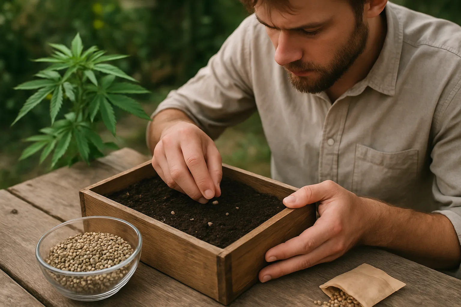 Cómo cuidar semillas de cáñamo para cultivar en la huerta paso a paso