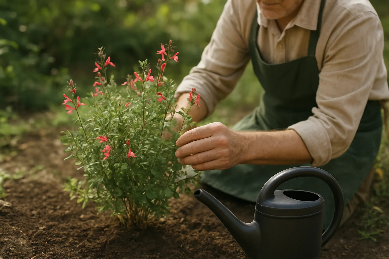 Cómo cultivar Salvia greggii: cuidados, riego y luz para la huerta
