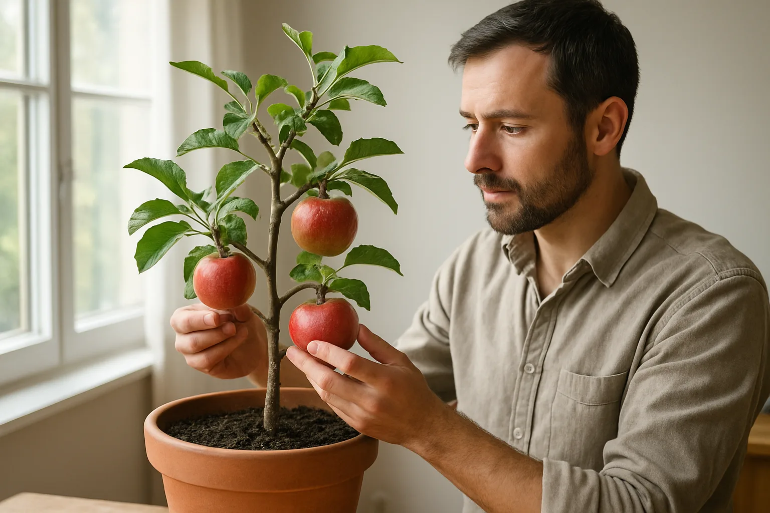Cómo cultivar un árbol de manzana en casa para obtener frutos saludables