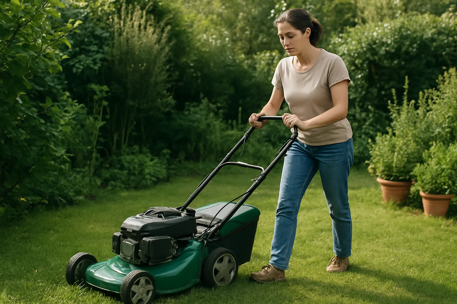 Cómo usar la máquina cortar pasto para mantener tus plantas: cuidados, riego y luz