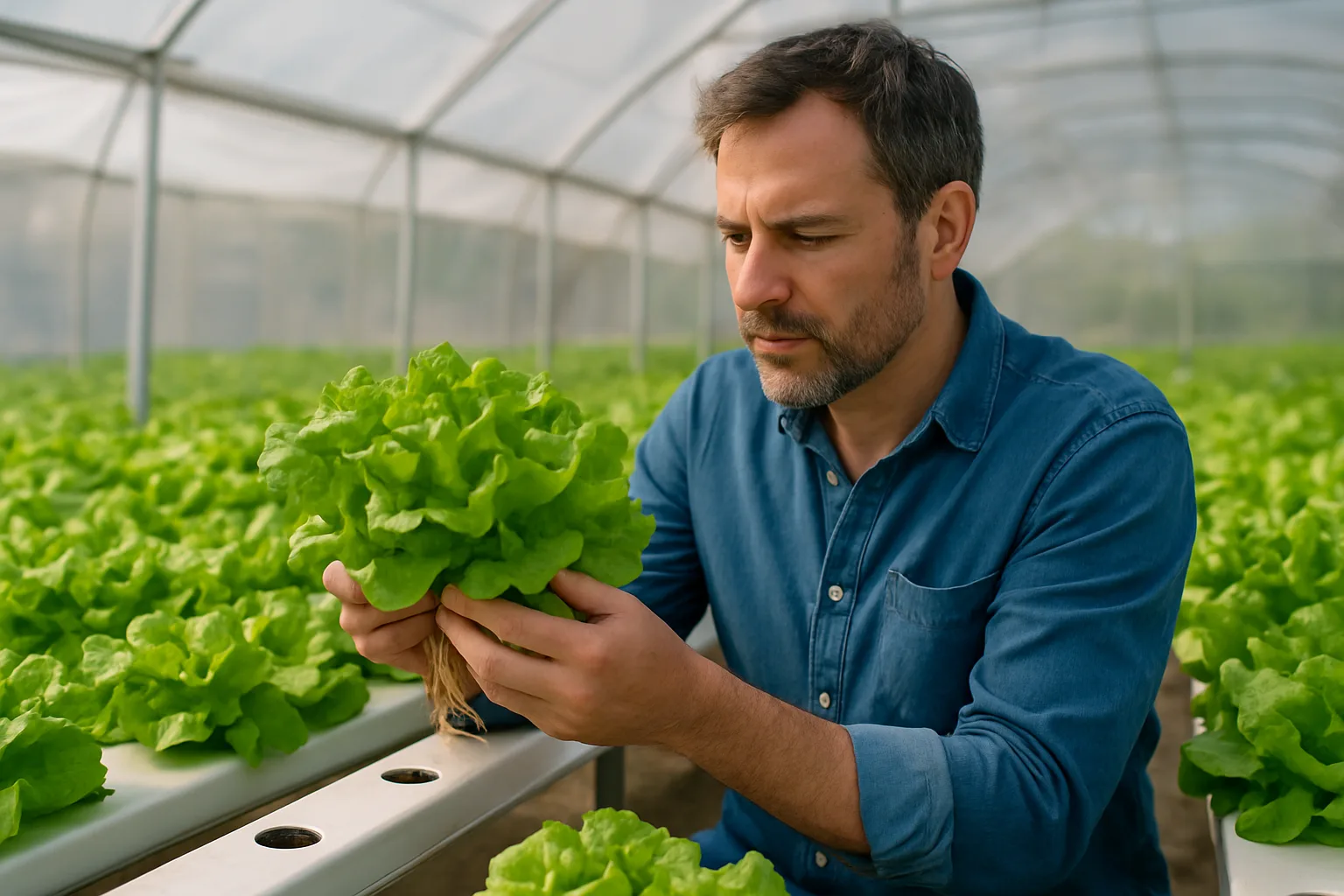 Lechuga hidropónica: guía práctica para su cultivo y cuidado eficiente
