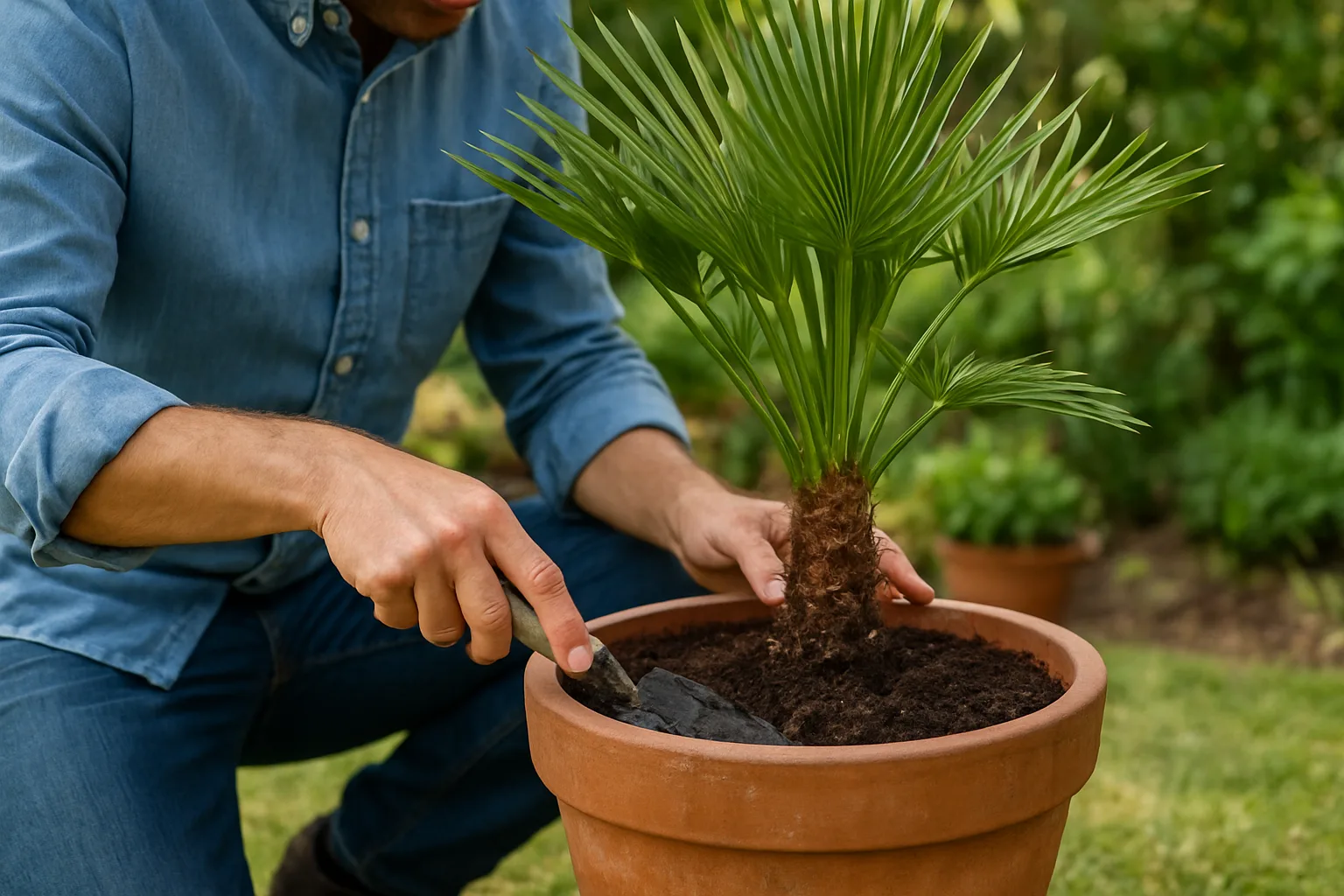 Cómo cuidar palmeras en maceta para el jardín de tu casa