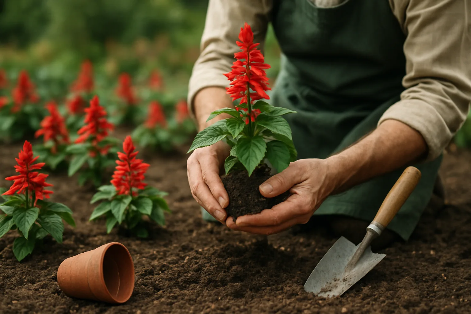 Cómo cuidar salvia splendens: guía práctica para su siembra y mantenimiento