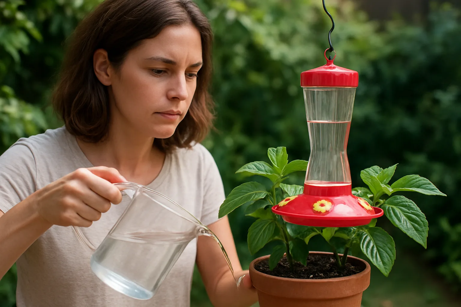 Cómo cuidar un bebedero para colibrí: riego, luz y reproducción de la planta