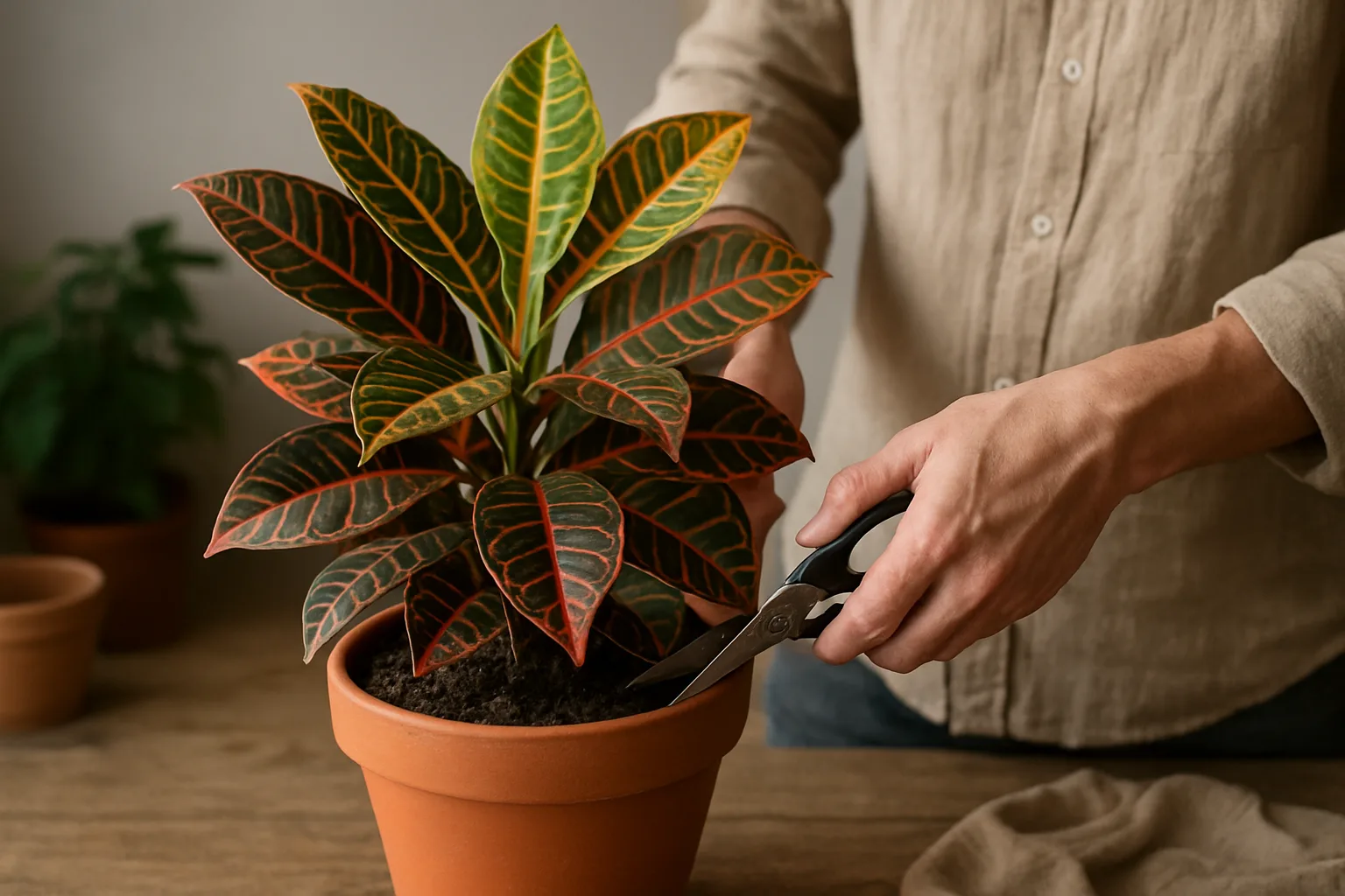 Croton planta: guía práctica para su cuidado y mantenimiento saludable