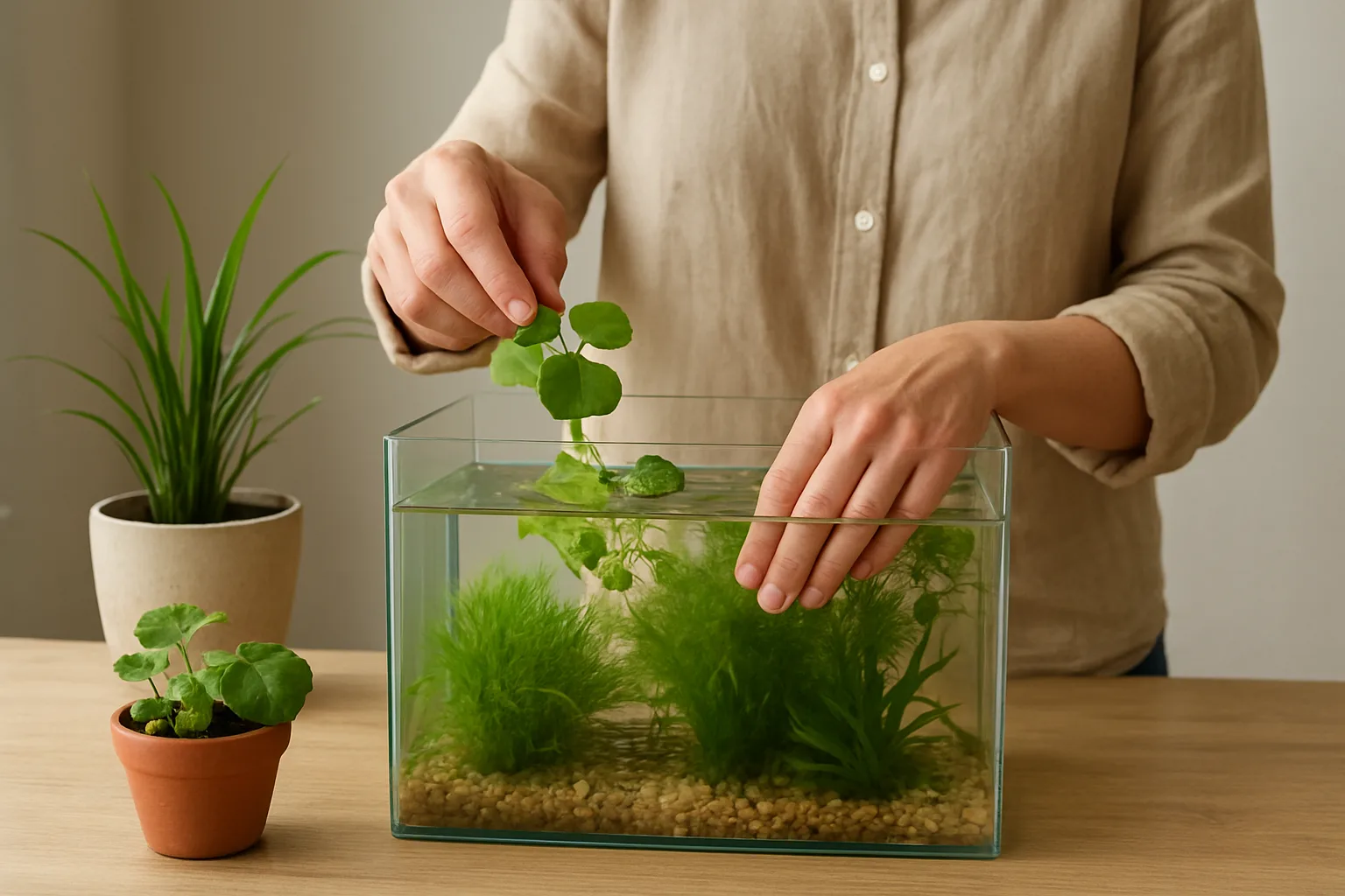 Plantas acuáticas: guía práctica para su cuidado en casa