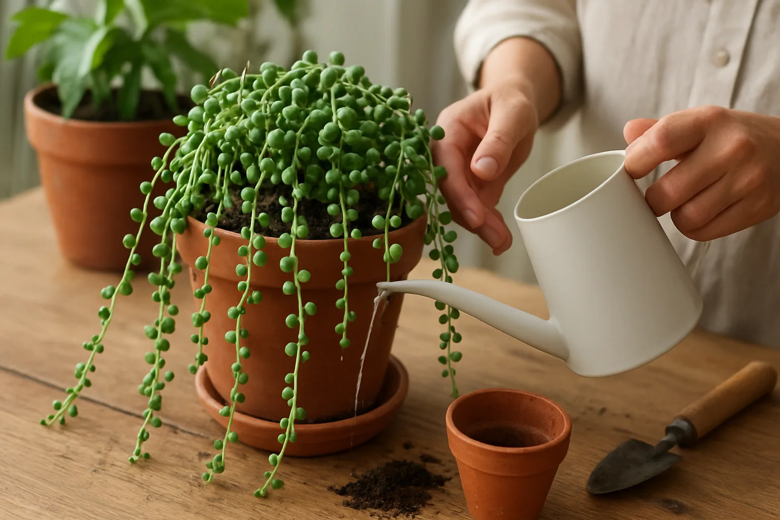 Senecio: cuidados esenciales en riego, luz y reproducción para su cultivo